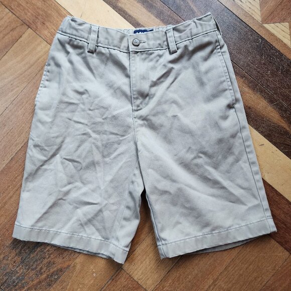 Lands' End Boys Khaki School Uniform Shorts Size 12 - Picture 2 of 9
